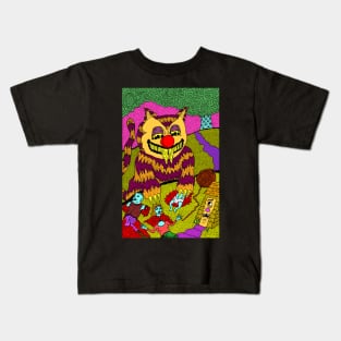 Monster Cat Kids T-Shirt